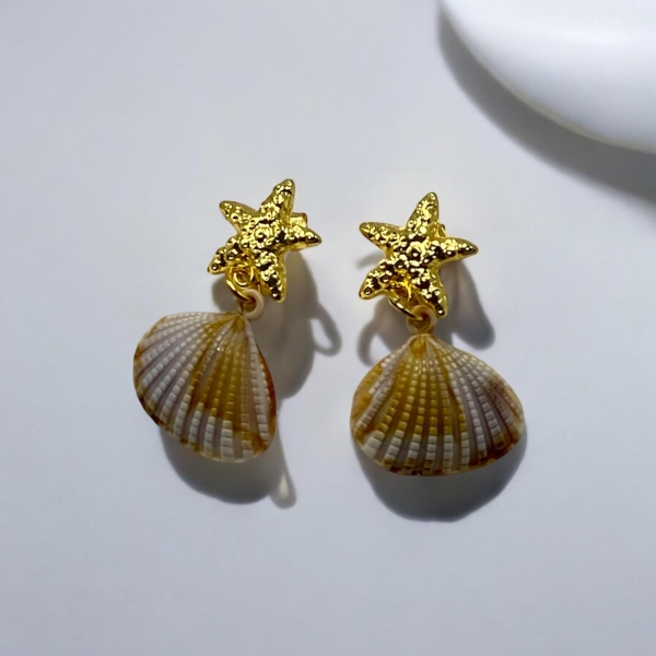 Brinco Concha Gold Star Verbo